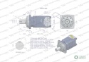 Silnik hydrauliczny orbitalny WMV 985 cm3/obr (140 bar / max.180 bar) Waryński