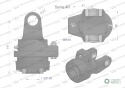Sprzęgło na kołek wału Seria 4R 1900Nm - 27x82 - 1 3/8 Z6 WARYŃSKI