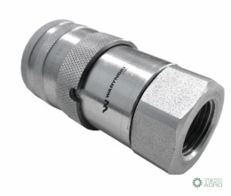 Szybkozłącze hydrauliczne suchoodcinające gniazdo G3/8