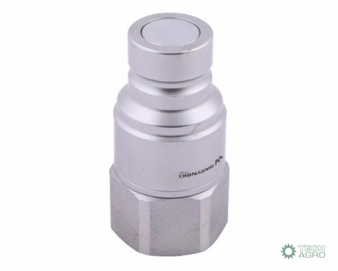 Szybkozłącze hydrauliczne suchoodcinające (rozmiar 3/4) wtyczka G1"BSP gwint wewnętrzny ISO16028 Waryński Szybkozłącze hydrauliczne suchoodcinające (rozmiar 3/4) wtyczka G1"BSP gwint wewnętrzny ISO16028 Waryński