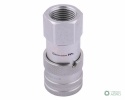 Szybkozłącze hydrauliczne suchoodcinające (rozmiar 3/8) gniazdo G1/2"BSP gwint wewnętrzny ISO16028 Waryński