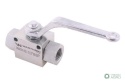 Zawór kulowy hydrauliczny 2-drogowy 2/2 - 1/2"BSP z otworami mocującymi 500 bar Waryński