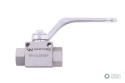 Zawór kulowy hydrauliczny 2-drogowy 2/2 - 3/8"BSP z otworami mocującymi 500 bar Waryński