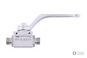 Zawór kulowy hydrauliczny 2-drogowy 2/2 M16x1.5 10L z otworami mocującymi 500 bar Waryński