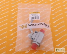 Zawór kulowy hydrauliczny 2-drogowy 2/2 M18x1.5 12L z otworami mocującymi 500 bar Waryński