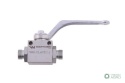 Zawór kulowy hydrauliczny 2-drogowy 2/2 M18x1.5 12L z otworami mocującymi 500 bar Waryński