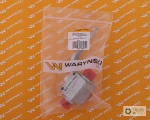 Zawór kulowy hydrauliczny 3-drogowy 3/2 M22x1.5 15L z otworami mocującymi 500 bar Waryński Zawór kulowy hydrauliczny 3-drogowy 3/2 M22x1.5 15L z otworami mocującymi 500 bar Waryński