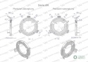 Plastikowe łożyska do obudowy wału zestaw 93x53mm i 93x60mm Seria 4R Waryński