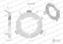 Plastikowe łożyska do obudowy wału zestaw 93x60mm x 2 szt. Seria 5R Waryński