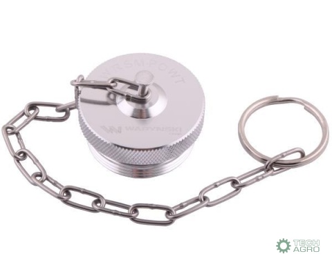 Pokrywa aluminiowa (korek, zaślepka) z gwintem zewnętrznym wkręcany do zaworów skręcanych - wtyczek serii WRS Waryński ( sprzeda