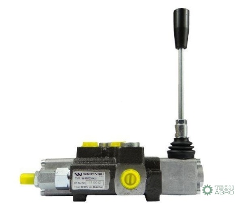 Rozdzielacz hydrauliczny 1-sekcyjny maxprzepływ 40L Waryński