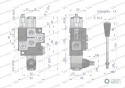 Rozdzielacz hydrauliczny 1-sekcyjny maxprzepływ 40L Waryński