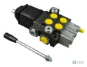 Rozdzielacz hydrauliczny 2-sekcyjny maxprzepływ 40L z joystickiem Waryński