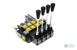 Rozdzielacz hydrauliczny 4-sekcyjny maxprzepływ 40L (1-sekcja pływająca) Waryński