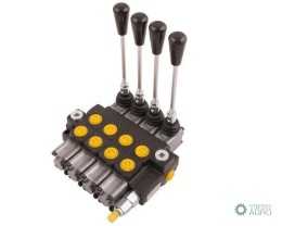 Rozdzielacz hydrauliczny 4-sekcyjny maxprzepływ 40L (1 sekcja z zatrzaskiem) Waryński
