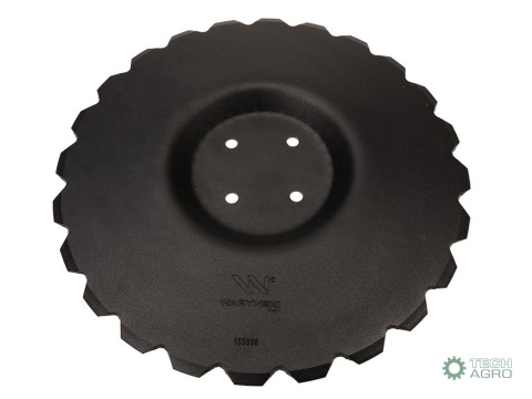 Talerz, uzębiony Z-24 fi 460 mocowanie4/98 grubość 3,5 mm przetłoczony stal borowa, Unia Ares 1680130040, Waryński Talerz, uzębiony Z-24 fi 460 mocowanie4/98 grubość 3,5 mm przetłoczony stal borowa, Unia Ares 1680130040, Waryński