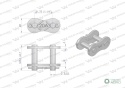 Zamek łańcucha wzmocniony Z20A-1 ANSI A100 (R1 1.1/4) Waryński ( sprzedawane po 5 )