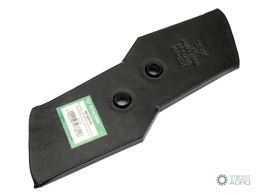 Dłuto lewe, nakładka lemiesza obracalnalewa 14mm 622129 zastosowanie Kuhn stal borowa, Royal Farm