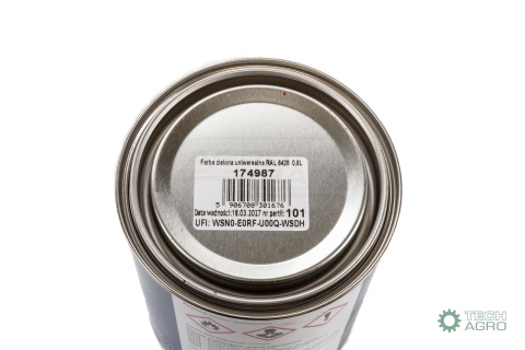 Farba Zielona uniwersalna HOXSO RAL 6428 dwuskładnikowa bez podkładu. 9988159