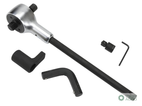 Klucz przekładniowy planetarny wzmacniacz momentu, przełożenie 1:6,5 do 1500Nm gniazdo 1/2" do nasadek 3/4", do zastosowań w p