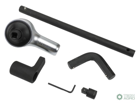 Klucz przekładniowy planetarny wzmacniacz momentu, przełożenie 1:6,5 do 1500Nm gniazdo 1/2" do nasadek 3/4", do zastosowań w p