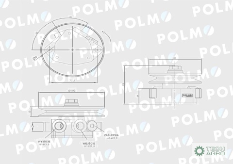 Pompa zasilająca 02112672 POLMO
