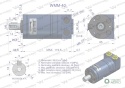 Silnik hydrauliczny orbitalny WMM 40 cm3/obr (90 bar / max.140 bar) Waryński