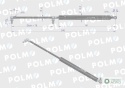 Siłownik szyby przedniej szyby drzwi L max. 240mm 04414158P CASE IH DEUTZ POLMO