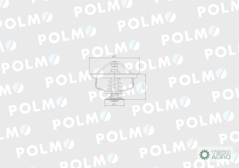 Termostat 130100060706 Case POLMO