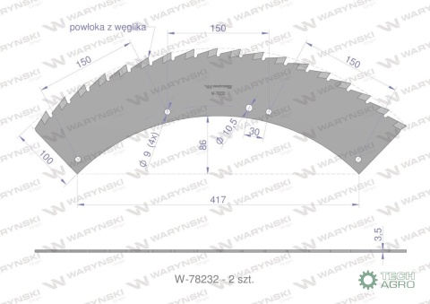 Zestaw PIŁ KEMPER 4500, 445, Waryński