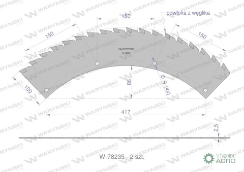 Zestaw PIŁ KEMPER 4500, 445, Waryński
