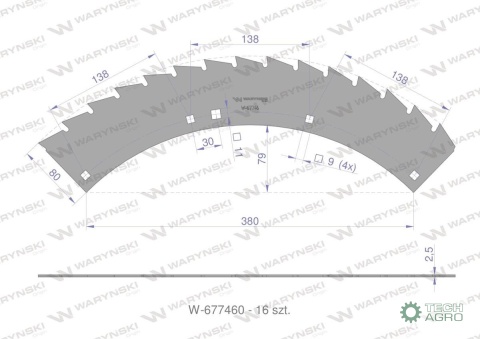Zestaw PIŁ KEMPER M6008, 360 (plus) CA785534, Waryński