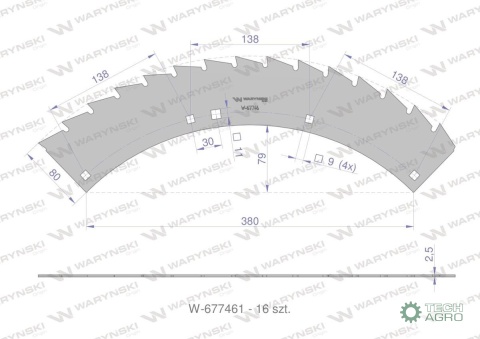 Zestaw PIŁ KEMPER M6008, 360 (plus) CA785534, Waryński