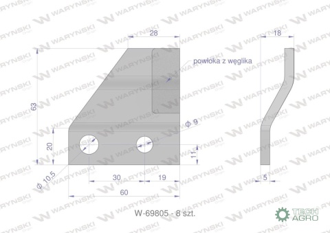 Zestaw PIŁ KEMPER M6008, 360 (plus) CA785534, Waryński