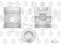 Zestaw naprawczy silnika 31358348, 0437990 MF4 (komplet) ORYGINAŁ URSUS