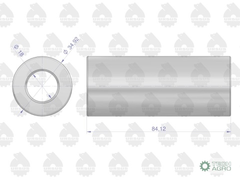 Zestaw naprawczy silnika 31358348, 0437990 MF4 (komplet) ORYGINAŁ URSUS