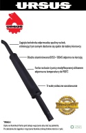 Tłumik 1460mm 5.6kg MF3 ORYGINAŁ URSUS