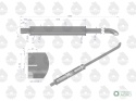 Tłumik 1590mm 6kg MF4 EMALIA ORYGINAŁ URSUS