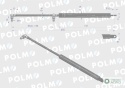Siłownik szyba tylna, Szyberdach L max.255mm 4316668P DEUTZ POLMO