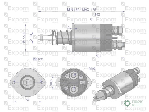 Wyłącznik ( włącznik) rozrusznika We 11D UR I 932301 ZETOR EXPOM KWIDZYN eu