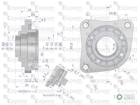 Głowica rozrusznika typu Magneton 9142702 Blue Line EXPOM KWIDZYN