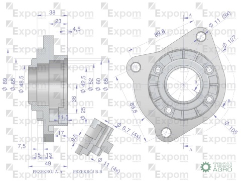 Głowica rozrusznika typu Magneton 9142743 Blue Line EXPOM KWIDZYN