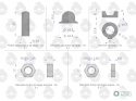 Komplet naprawczy sprzęgła C-330/360 50511180 Oryginał Ursus