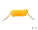 Przewód spiralny M-16x1.5 4.5m żółty POLMO