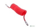 Przewód spiralny M-22x1.5 4.5m czerwonyPOLMO