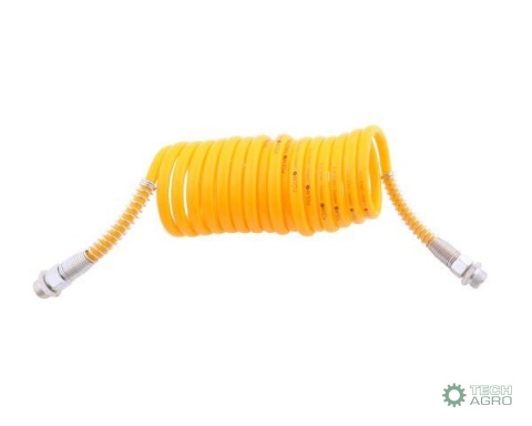 Przewód spiralny M-22x1.5 4.5m żółty POLMO