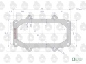 Uszczelka kolumny kierowniczej krążelit0.8mm C-330 ( sprzedawane po 10 ) ORYGINAŁ URSUS