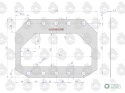 Uszczelka obudowy skrzyni przedni napędkrążelit 0.8mm Zetor ( sprzedawane po 10 ) ORYGINAŁ URSUS
