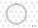 Uszczelka pokrywy mechanizmu różnicowego krążelit 0.5mm C-360 ( sprzedawane po 5 ) ORYGINAŁ URSUS