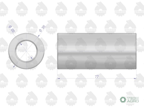 Zestaw naprawczy silnika 55110018 950116 C-360 (komplet) ORYGINAŁ URSUS